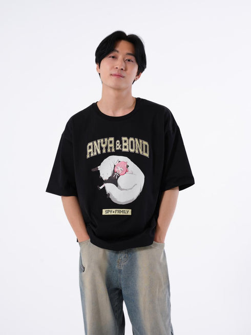 『SPY×FAMILY|AMICIS』お昼寝 Tシャツ Black XLサイズ